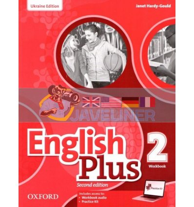 English Plus 2 Workbook with access to Practice Kit (Edition for Ukraine) 9780194202275