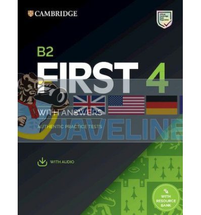 Cambridge English: First 4 Authentic Practice Tests with answers 9781108780148