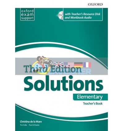 Solutions Elementary Teacher's Book with Teacher's Resource Disc and Workbook Audio 9780194562010