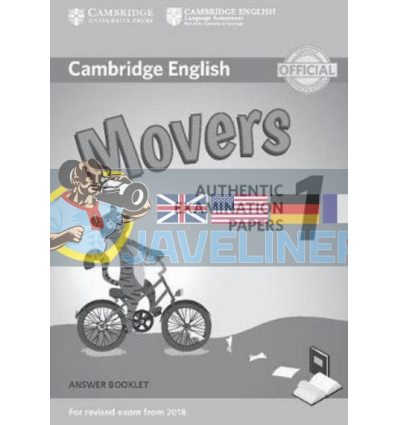 Cambridge English Movers 1 for Revised Exam from 2018 Answer Booklet 9781316635940