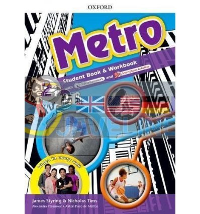 Metro 2 Student's Book and Workbook Pack with Online Homework 9780194410274