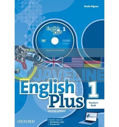 English Plus 1 Teacher's Book with Teacher's Resource Disk and access to Practice Kit 9780194202183