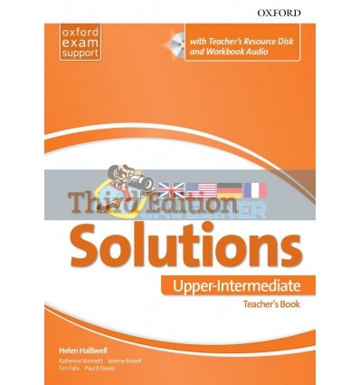 Solutions Upper-Intermediate Teacher's Book with Teacher's Resource Disc and Workbook Audio 9780194506649
