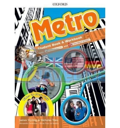 Metro 1 Student's Book and Workbook Pack with Online Homework 9780194410175