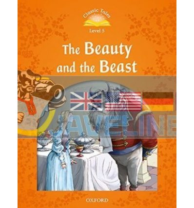 The Beauty and the Beast Audio Pack Gabrielle-Suzanne Barbot de Villeneuve Oxford University Press 9780194014335