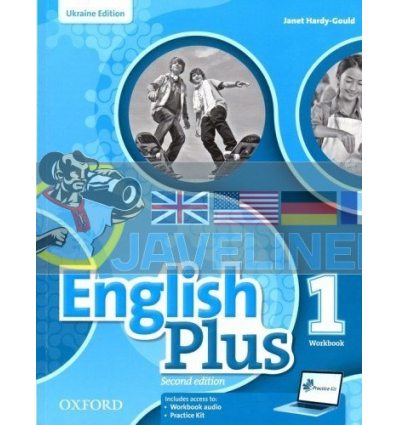 English Plus 1 Workbook with access to Practice Kit (Edition for Ukraine) 9780194202220