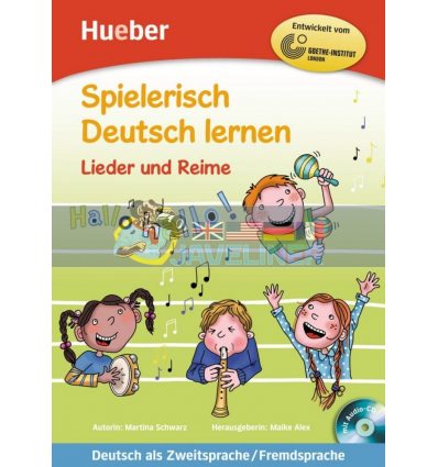 Spielerisch Deutsch lernen Lieder und Reime mit Audio-CD Hueber 9783190594702