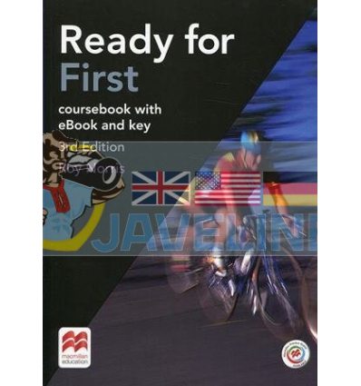Ready for First 3rd Edition Coursebook with key and eBook Pack 9781786327543