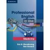 Professional English in Use Medicine with key 9780521682015