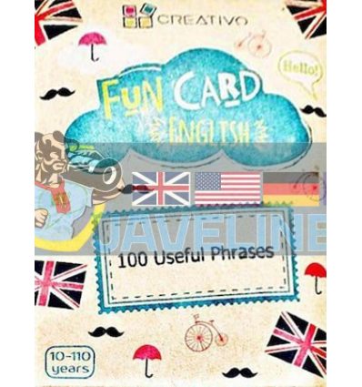 Карточки Fun Card English: 100 Useful Phrases 9788366122819 CREATIVO
