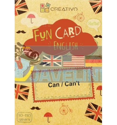 Карточки Fun Card English: Can / Can't 9788366122031 CREATIVO