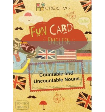 Карточки Fun Card English: Countable and Uncountable Nouns 9788366122055 CREATIVO