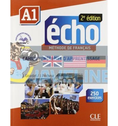 Echo A1 Cahier personnel d'apprentissage avec CD audio et Livre-web 9782090385892