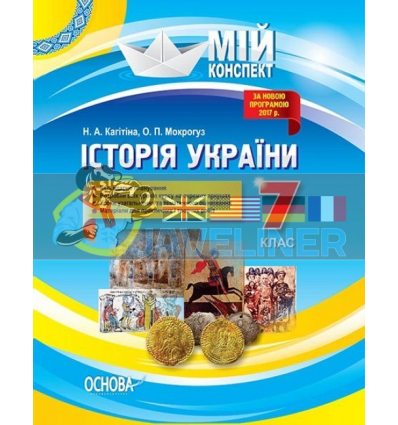 Історія України 7 клас Кагітіна,Мокрогуз ІПМ028
