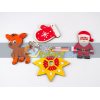 Дерев'яні новорічні іграшки (4 фігурки) Набір 1 92246 2000000922461