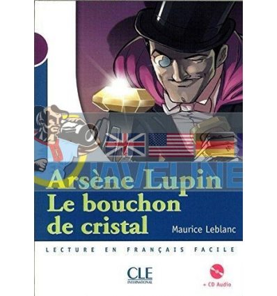 Arsene Lupin: Le bouchon de cristal avec CD audio 9782090329155