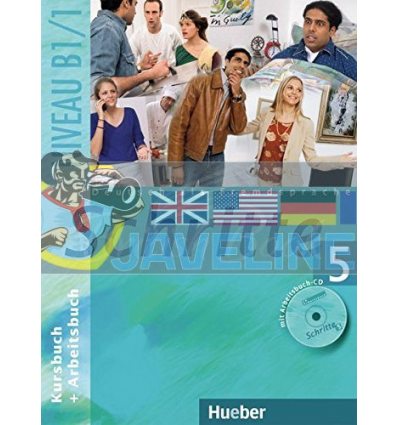 Schritte 5 Kursbuch + Arbeitsbuch mit Arbeitsbuch-CD Hueber 9783192018084