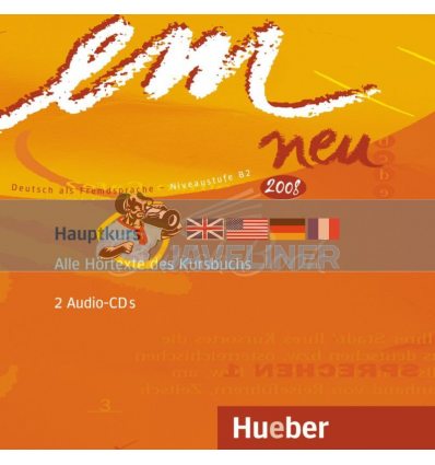 Em neu 2008 Hauptkurs Audio-CDs (x2) (Alle Hortexte des Kursbuchs) Hueber 9783195316958