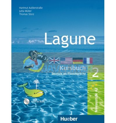 Lagune 2 Kursbuch mit Audio-CD Hueber 9783190016259
