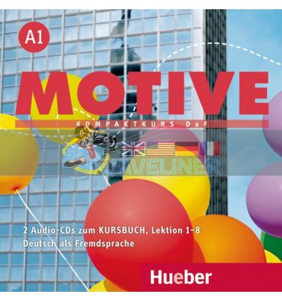 Motive A1 Audio-CDs (x2) zum Kursbuch (Lektion 1-8) Hueber 9783190618804