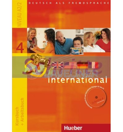 Schritte international 4 Kursbuch + Arbeitsbuch mit Audio-CD zum Arbeitsbuch und interaktiven Ubungen Hueber 9783190018543