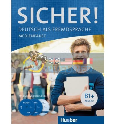 Sicher B1+ Medienpaket (2 Audio-CDs und DVD zum Kursbuch) Hueber 9783191012069