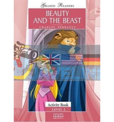 Graded Readers 2 Beauty and the Beast Activity Book 9789604430758