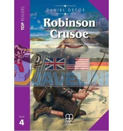 Top Readers 4 Robinson Crusoe with CD 9786180512076
