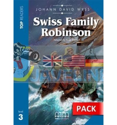Top Readers 3 Swiss Family Robinson with CD 9789605091637