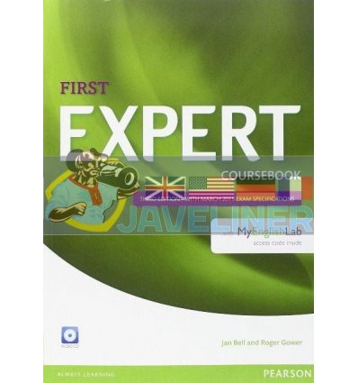 Expert First Coursebook with Audio CD and MyEnglishLab Pack 9781447962014