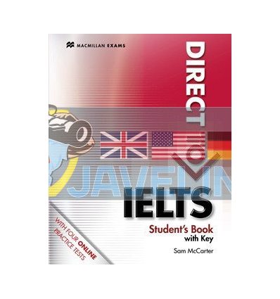 Direct to IELTS Students Book with key and Website Access Code Підручник 9780230439931