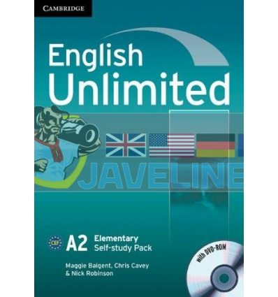 English Unlimited Elementary Self-study Pack (Workbook with DVD-ROM) 9780521697743