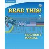 Read This 2 Teachers Manual with Audio CD 9780521747912