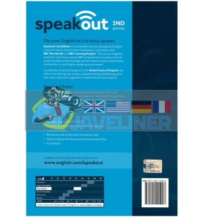 Speakout Intermediate students book+DVD 9781292115948