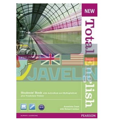 New Total English Pre-Intermediate Students Book with Active Book and MyLab Pack Підручник 9781408267196