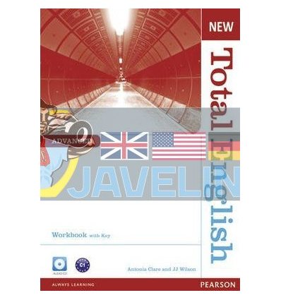 New Total English Advanced Workbook with Key and Audio CD (Рабочая тетрадь) 9781408267318