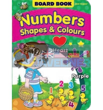 Board Book NEW Numbers, Shapes and Colours 9789674472641