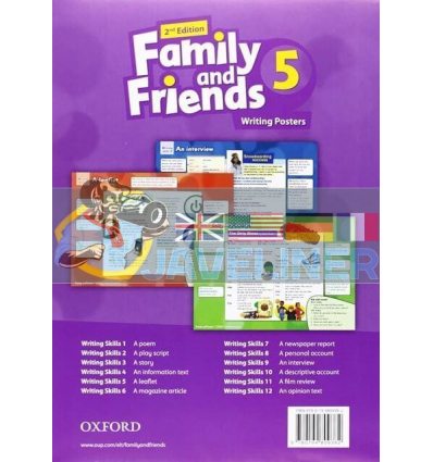 Family and Friends 5 Second Edition Writing Posters 9780194809382