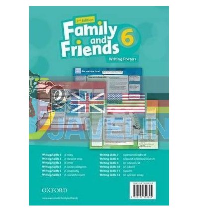 Family and Friends 6 Second Edition Writing Posters 9780194809399