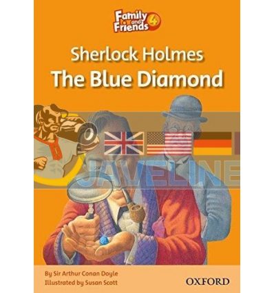 Family and Friends 4 Reader Sherlock Holmes and the Blue Diamond 9780194802680