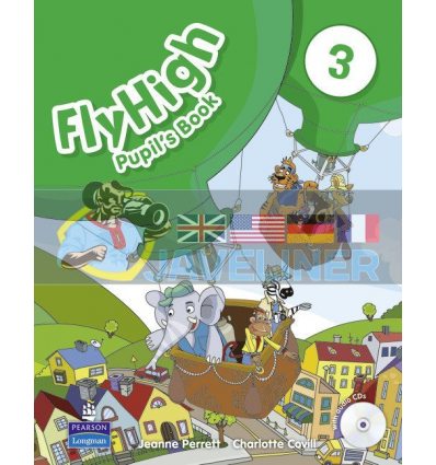 Fly High 3 Pupils Book + Audio CD Ukrainian edition 9788378826545