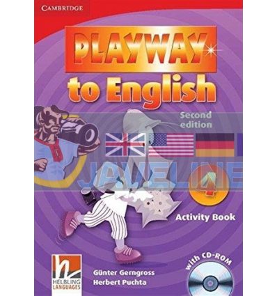 Playway to English 4 Activity Book with CD-ROM 9780521131421