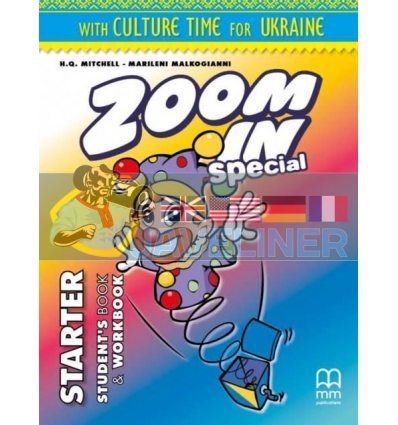 Zoom in Special Starter students book+workbook with CD-ROM with Culture Time for Ukraine 9786180509250