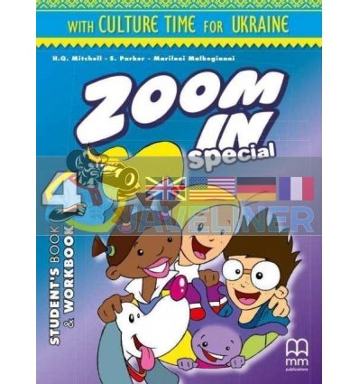 Zoom in Special 4 students book+workbook with CD-ROM with Culture Time for Ukraine 9786180509298