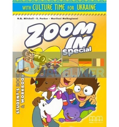 Zoom in Special 1 students book+workbook with CD-ROM with Culture Time for Ukraine 9786180509267