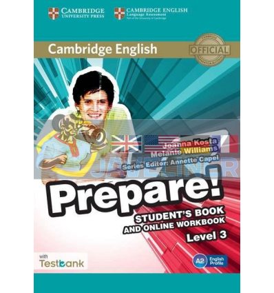 Cambridge English Prepare 3 Students Book with Online Workbook and Testbank Підручник 9781107497351