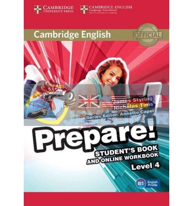 Cambridge English Prepare 4 Students Book with Online Workbook Підручник 9781107497856
