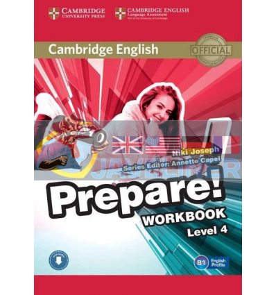 Cambridge English Prepare 4 Workbook with Downloadable Audio (Рабочая тетрадь) 9780521180283