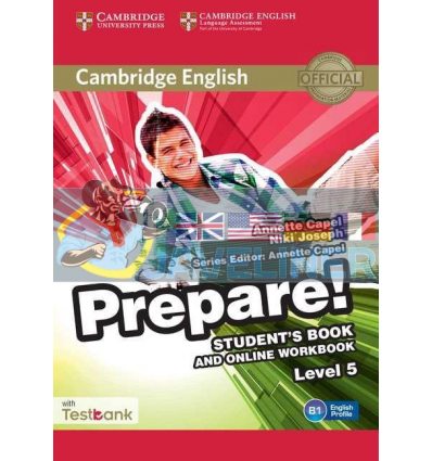 Cambridge English Prepare 5 Students Book with Online Workbook and Testbank Підручник 9781107497924