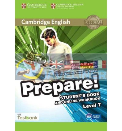 Cambridge English Prepare 7 Students Book with Online Workbook and Testbank Підручник 9781107498006
